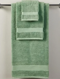 Cotton and Viscose Bamboo Six-Piece Towel Set
