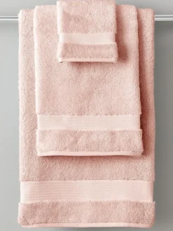 Cotton and Viscose Bamboo Six-Piece Towel Set