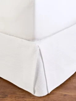 Cotton Diamond Matelasse Bed Skirt