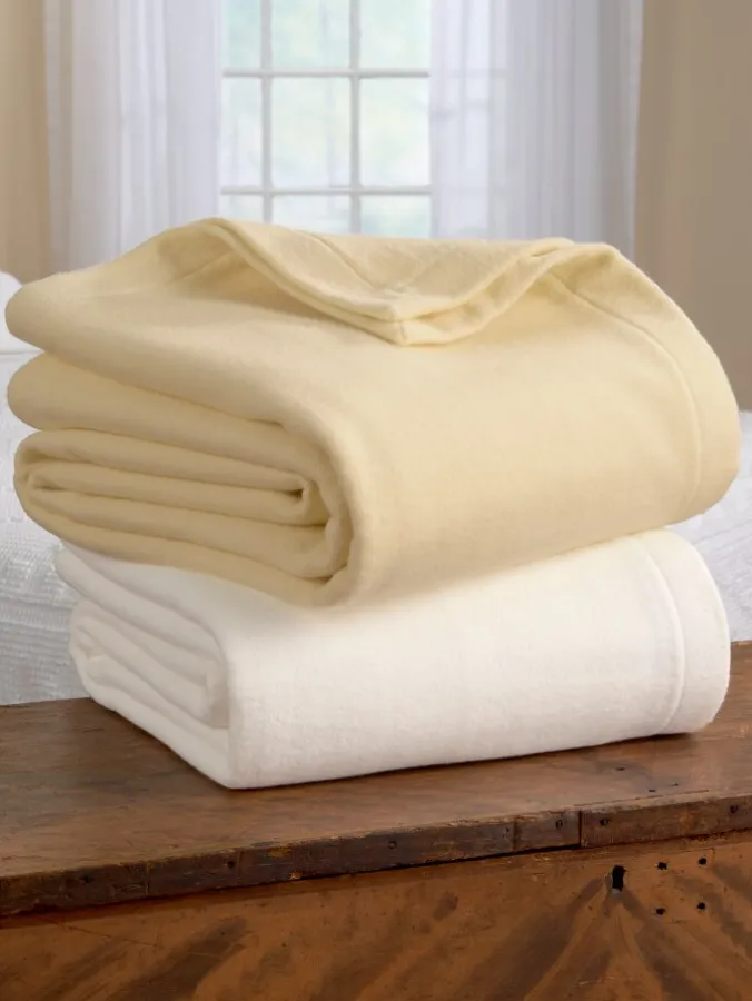 Cotton Fleece Blanket or Throw