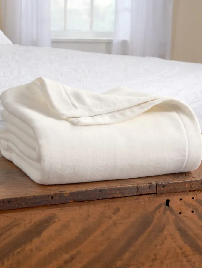Cotton Fleece Blanket or Throw