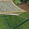 Cotton Rope Hammock With Metal Hammock Stand