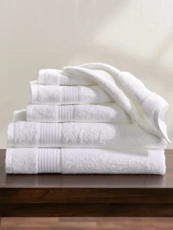 Cotton/Viscose Bamboo Open-Stock Bath Towel Collection