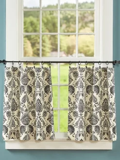 Country Floral Rod Pocket Tiers