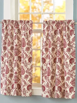 Country Floral Rod Pocket Tiers