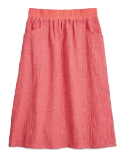 Crinkle Cotton Skirt