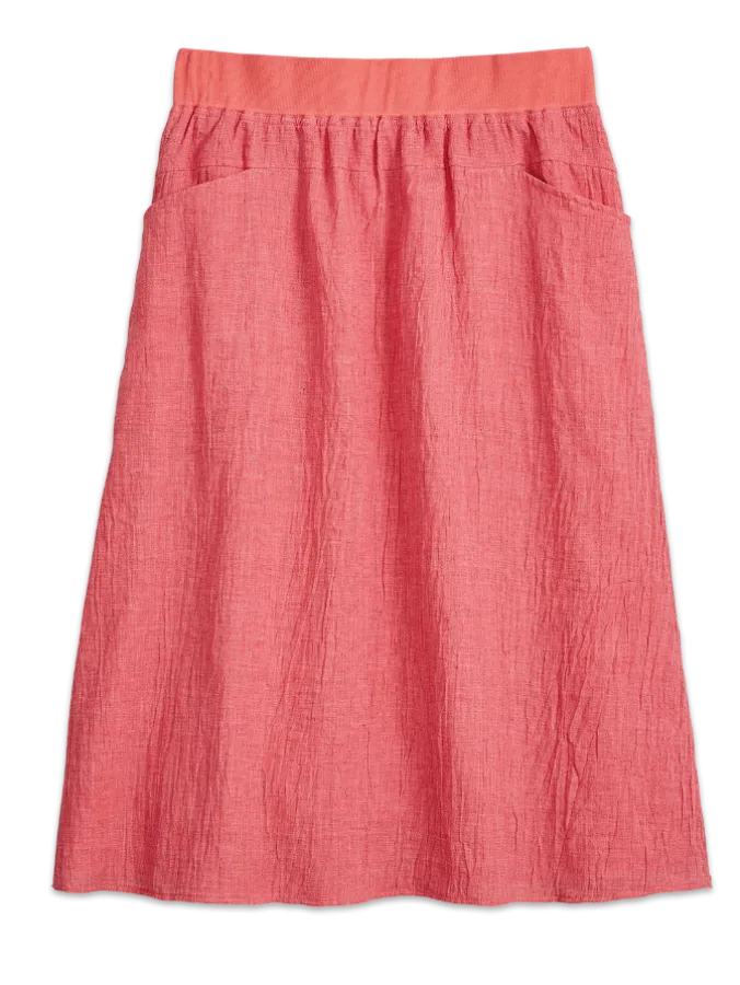 Crinkle Cotton Skirt