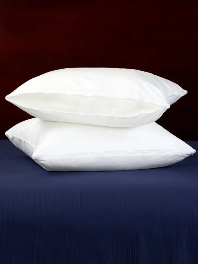 Custom Comfort Adjustable Standard Pillow With Zipper