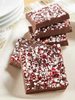 Dark Chocolate Candy Cane Peppermint Bark