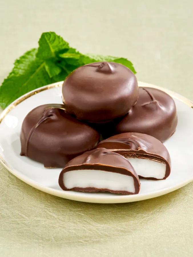 Dark Chocolate Peppermint Patties, 12 Ounce Bag