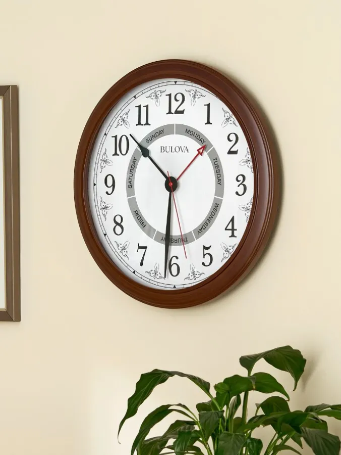 Day and Time Wall Clock