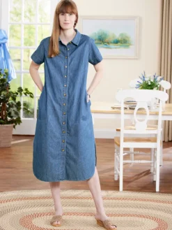 Denim Shirt Dress