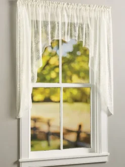 Divine Sheer Rod Pocket Swag Pair