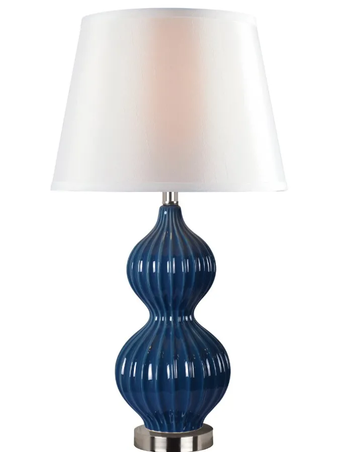 Double Gourd Ceramic Table Lamp