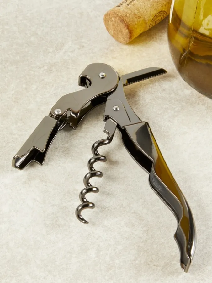 Double-Hinged Waiter's Corkscrew