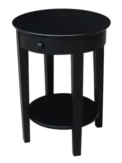 Dover Hardwood Round Accent Table
