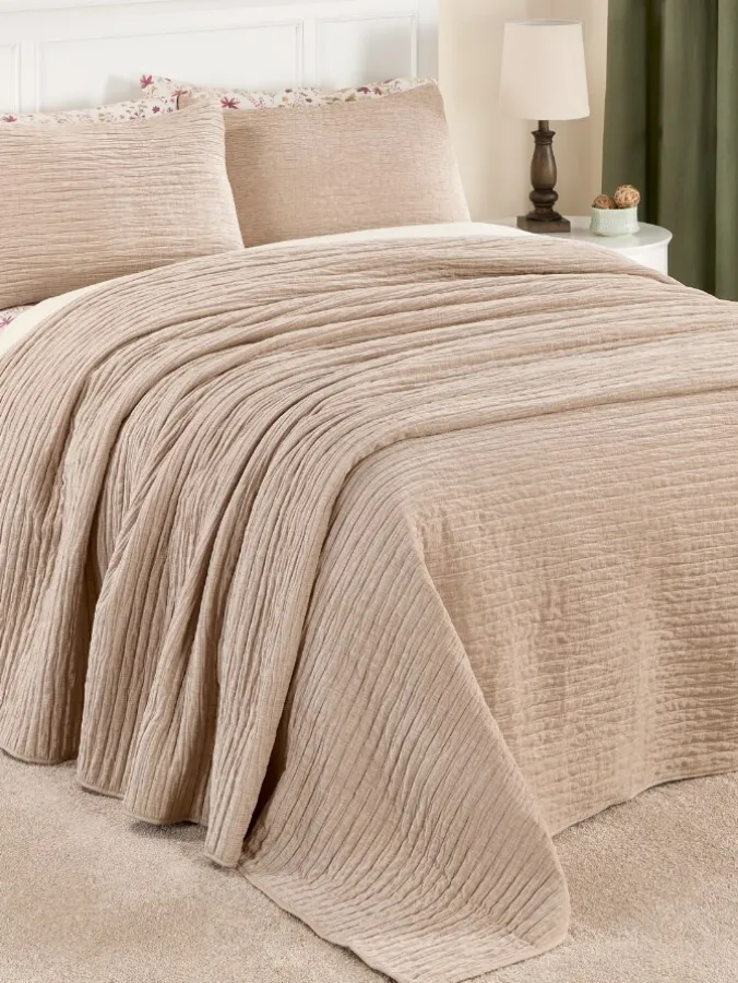 Dreams Velvet Chenille Quilted Bedspread or Pillow Sham