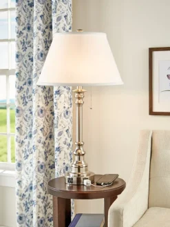 Dual-Outlet Table Lamp