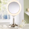 Dual-Side Magnifying Ring-Light Mirror