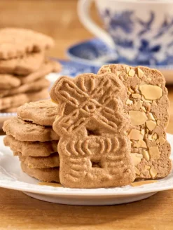 Dutch Spiced Windmill Cookies With Almonds, 2 Boxes