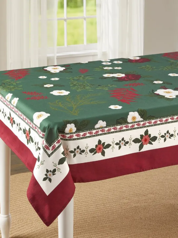 Easy Clean Printed Coated Tablecloth