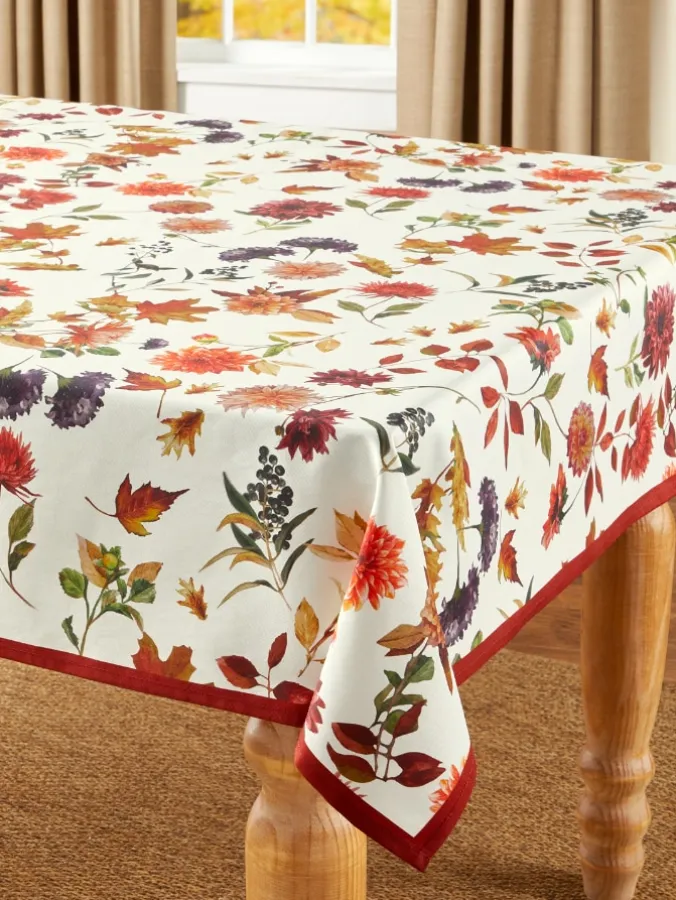 Easy Clean Printed Coated Tablecloth