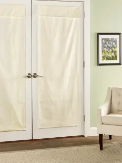 Easy-Install French Door Roll-Up Shade