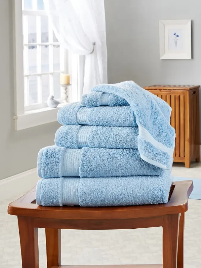 Egyptian Cotton Open Stock Bath Collection