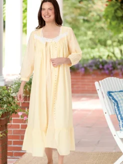 Eileen West Buttercup Cotton Robe