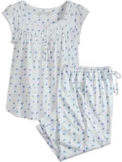 Eileen West Cotton Modal Pointelle Pajamas