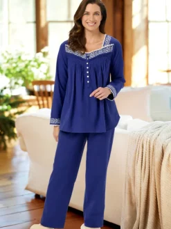 Eileen West Fairy Tale Flannel Pajama Set