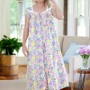 Eileen West Garden Bouquet Cotton Lawn Robe