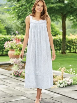 Eileen West Lavender Fields Cotton Nightgown