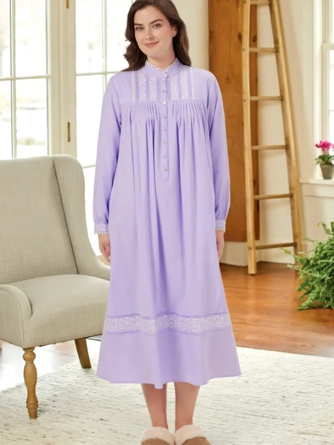 Eileen West Royal Splendor Brushed Cotton Nightgown
