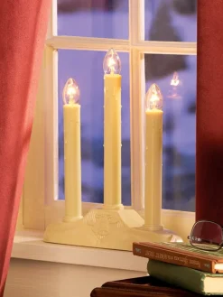 Electric Window Candle, Three Tier