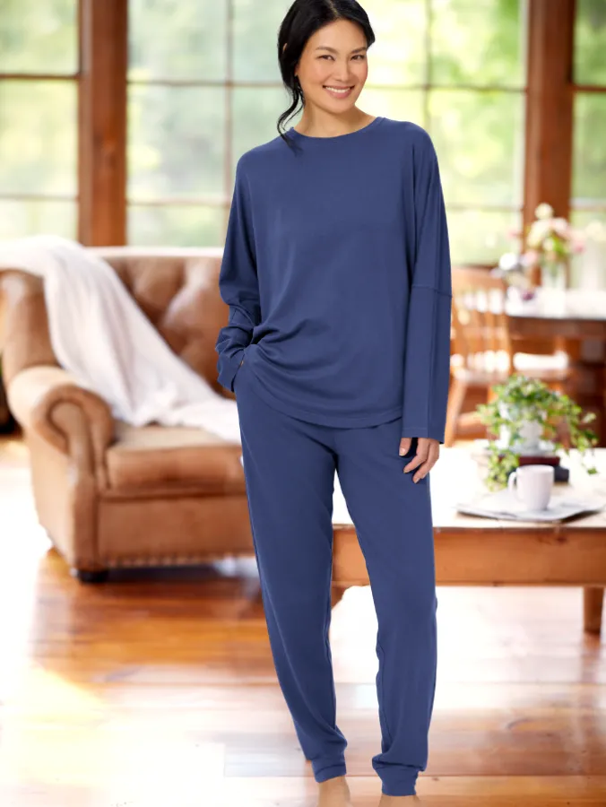 Ella Simone Cool Bamboo Jogger Loungewear Set