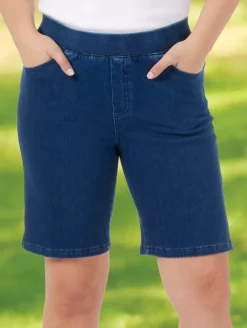 Ella Simone Cotton Terry Flex Shorts