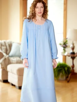 Ella Simone Enchanted Evenings Flannel Nightgown