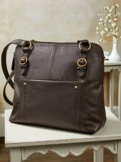 Ella Simone Essex Dome Leather Purse