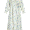 Ella Simone Garden Party Button-Front Cotton Lawn Robe