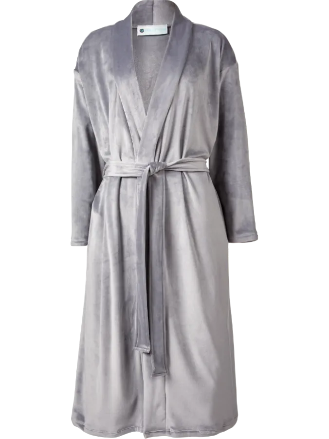 Ella Simone Glamour Plush Velvet Wrap Robe