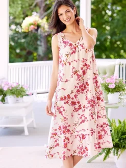 Ella Simone Hummingbird Cotton Lawn Nightgown