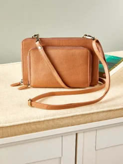 Ella Simone 3-in-1 Leather Crossbody Bag