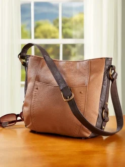 Ella Simone Manchester Leather Shoulder Bag