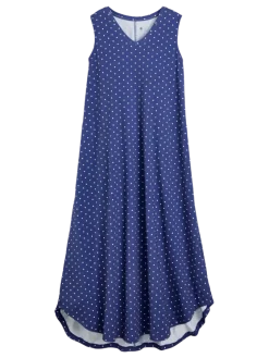 Ella Simone Polka Dot Flowy Dress