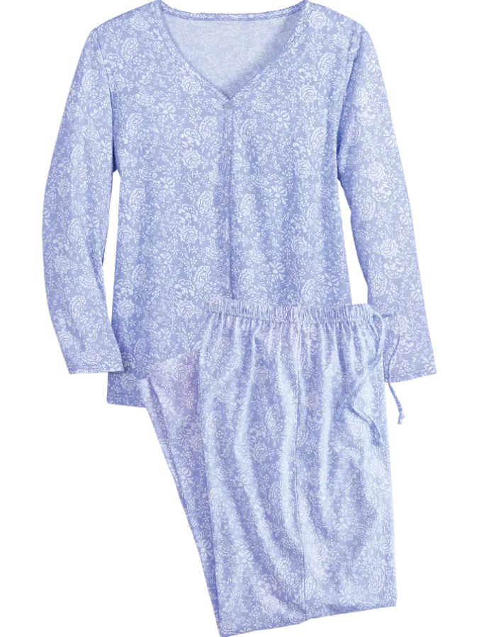 Ella Simone Pretty Periwinkle Pajamas