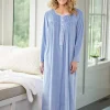 Ella Simone Stretch-Velour Nightgown