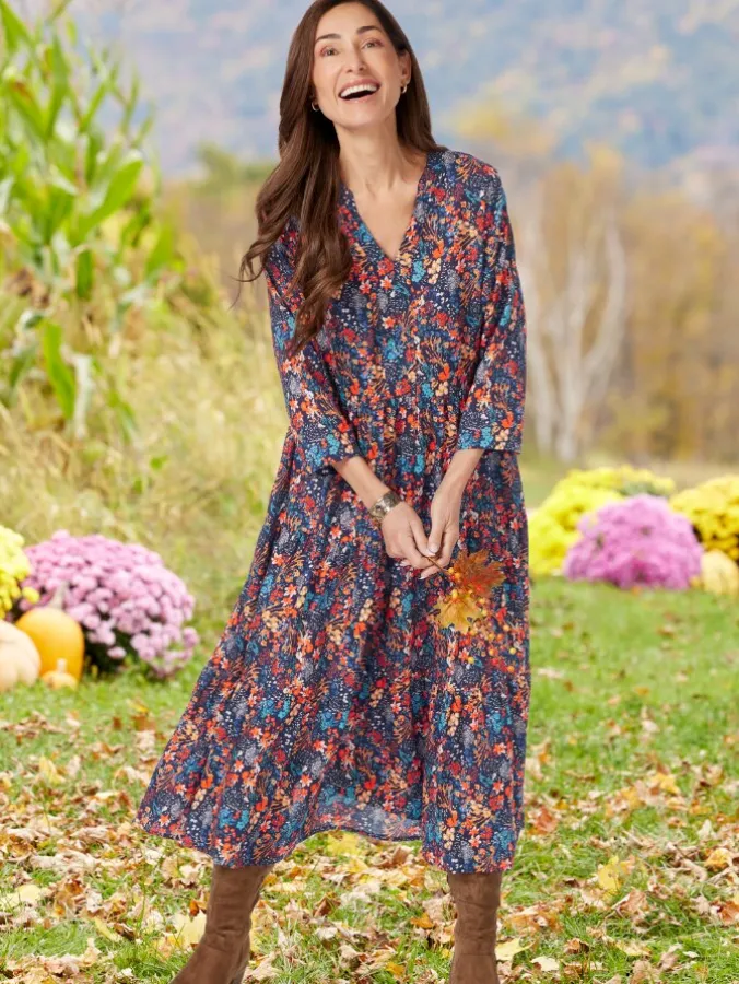 Ella Simone® Tiered Floral Dress