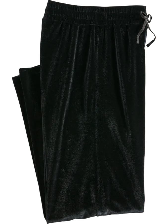 Ella Simone® Women's Stretch-Velvet Pull-On Pants