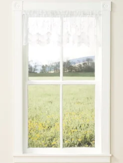 Enchanted Gardens Lace Tailored Valance by Country Curtains®